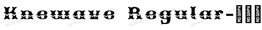 Knewave Regular字体转换